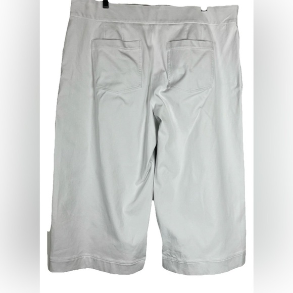 SPANX 20479R Cropped Wide Leg in White Pull-on Shaping Pants Women’s Size 3XL - Picture 5 of 10